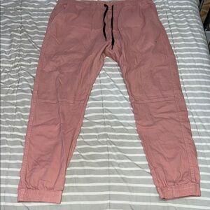 Men's Pink Jogger Pants